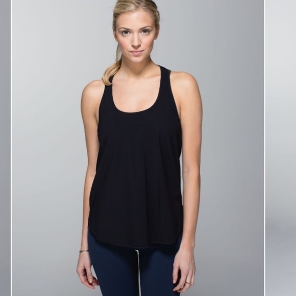 lululemon athletica Tops - Lululemon Coastal Tank Black and Navy